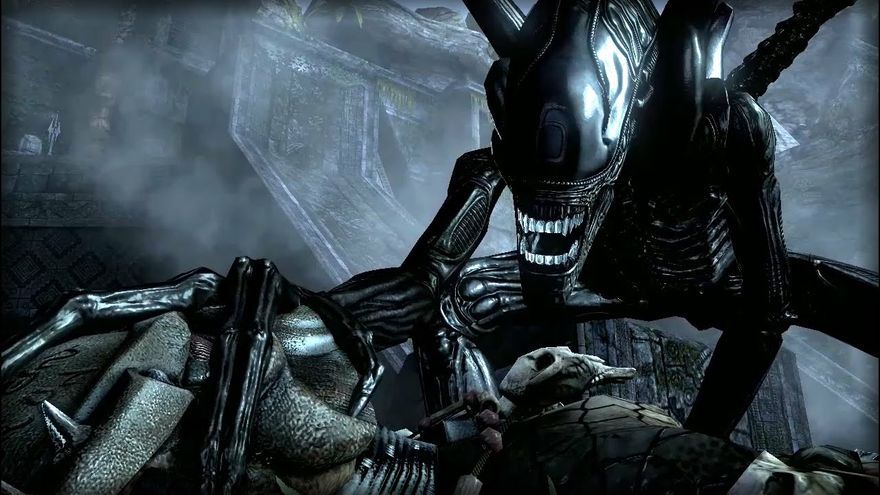 Alien vs predator 2010 трофеи